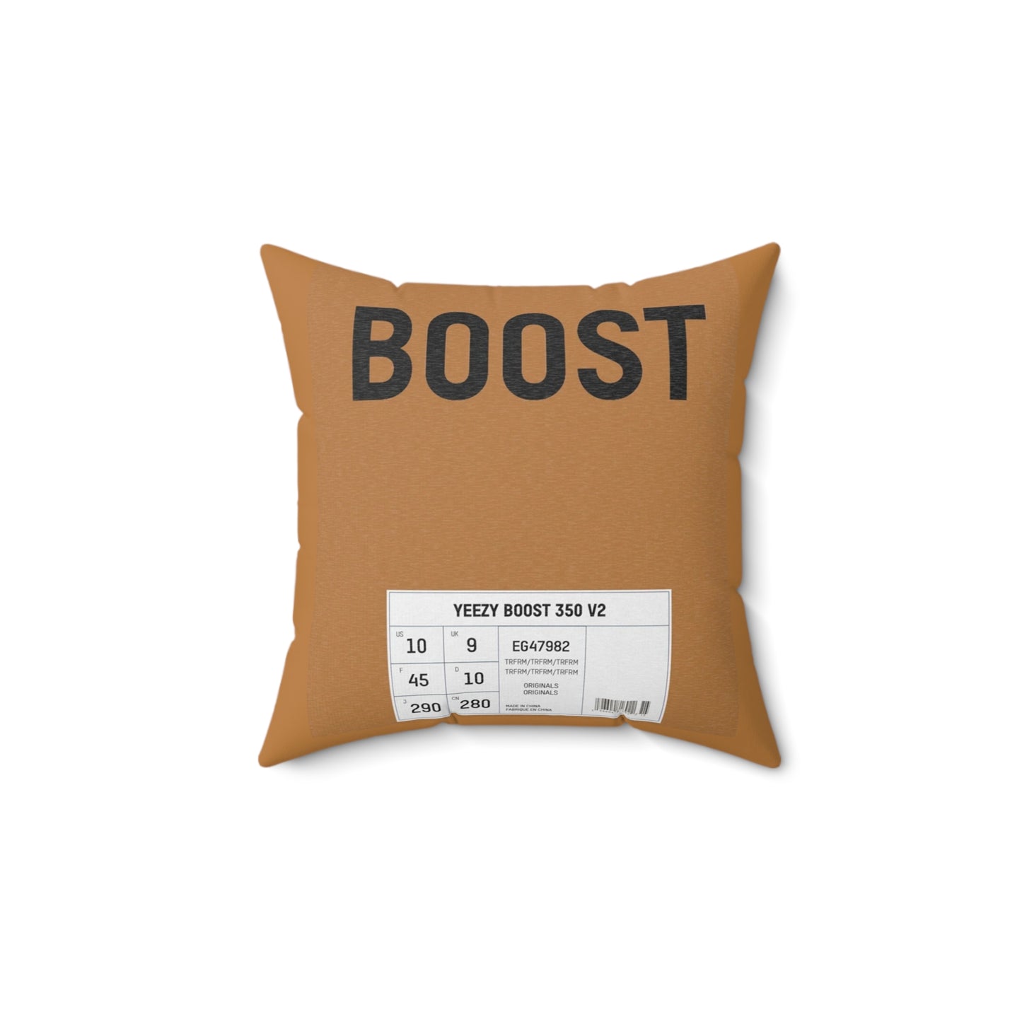 Adidas YEEZY BOOST Themed Polyester Square Pillow