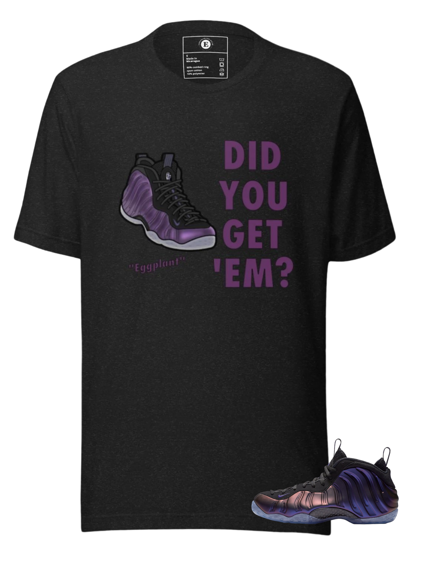 Foamposite EGGLPLANT T-SHIRT