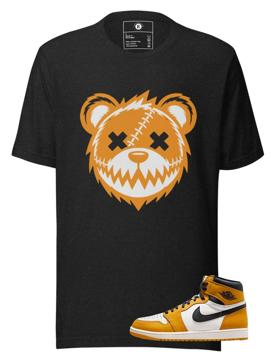 AJ1 Yellow Ochre Teddy Bear Unisex T-Shirt