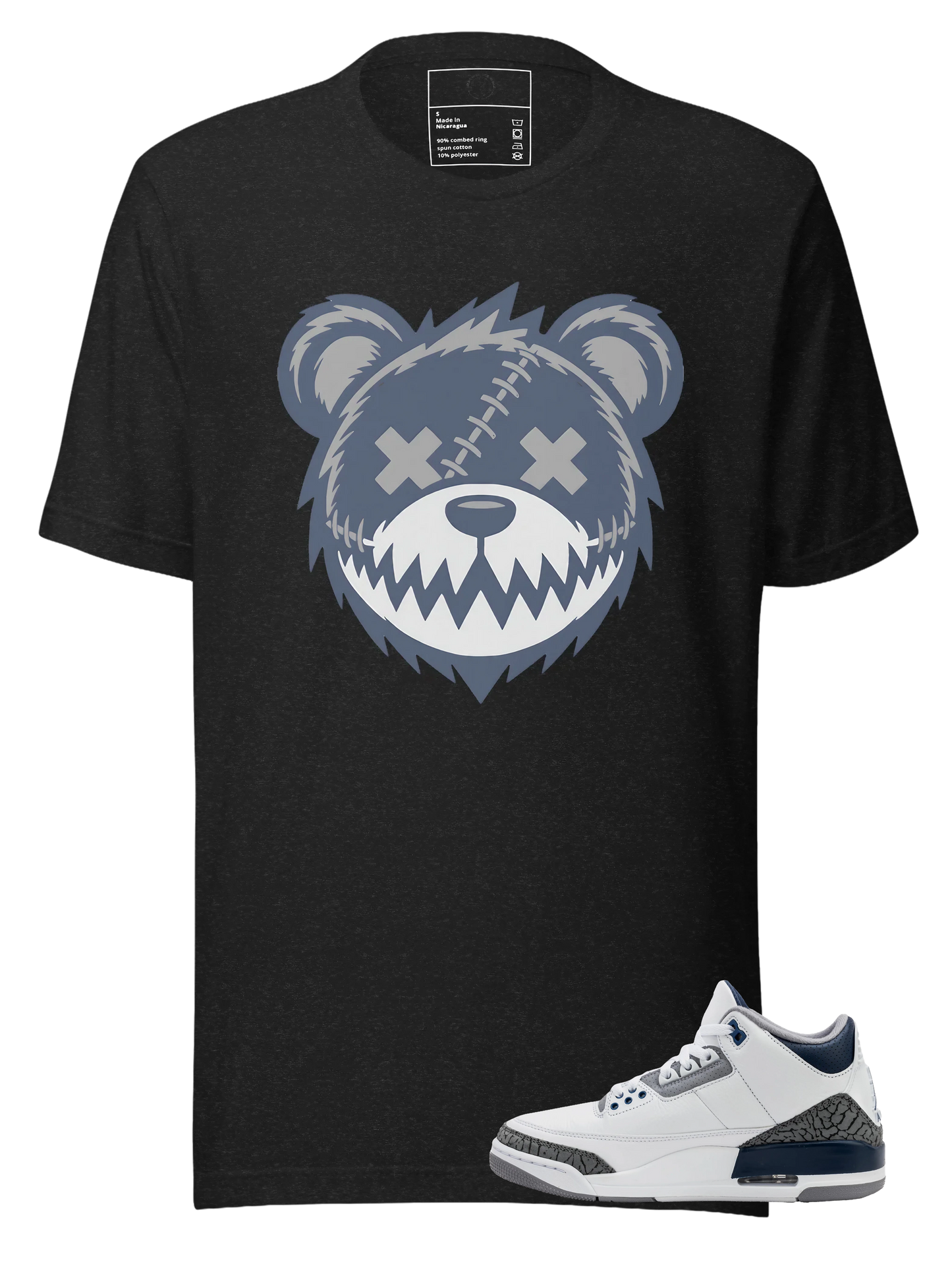 AJ3 Midnight Navy Teddy Bear Unisex T-Shirt