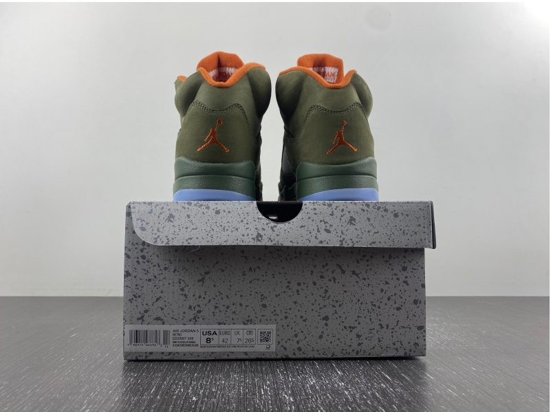 Air Jordan 5 OLIVE 3M DD0587-308 SPRING 2024