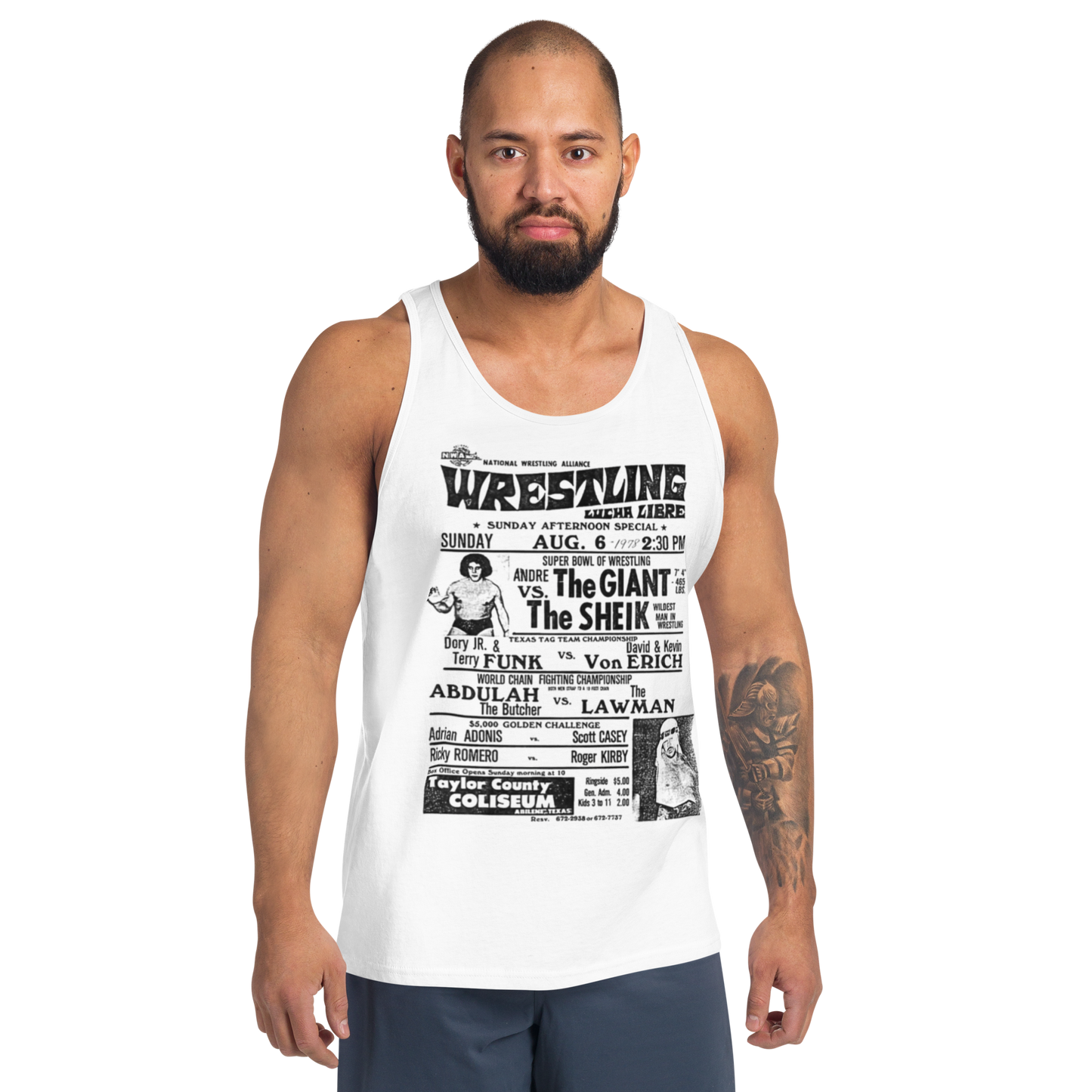 Wrestling Men's Tank Top