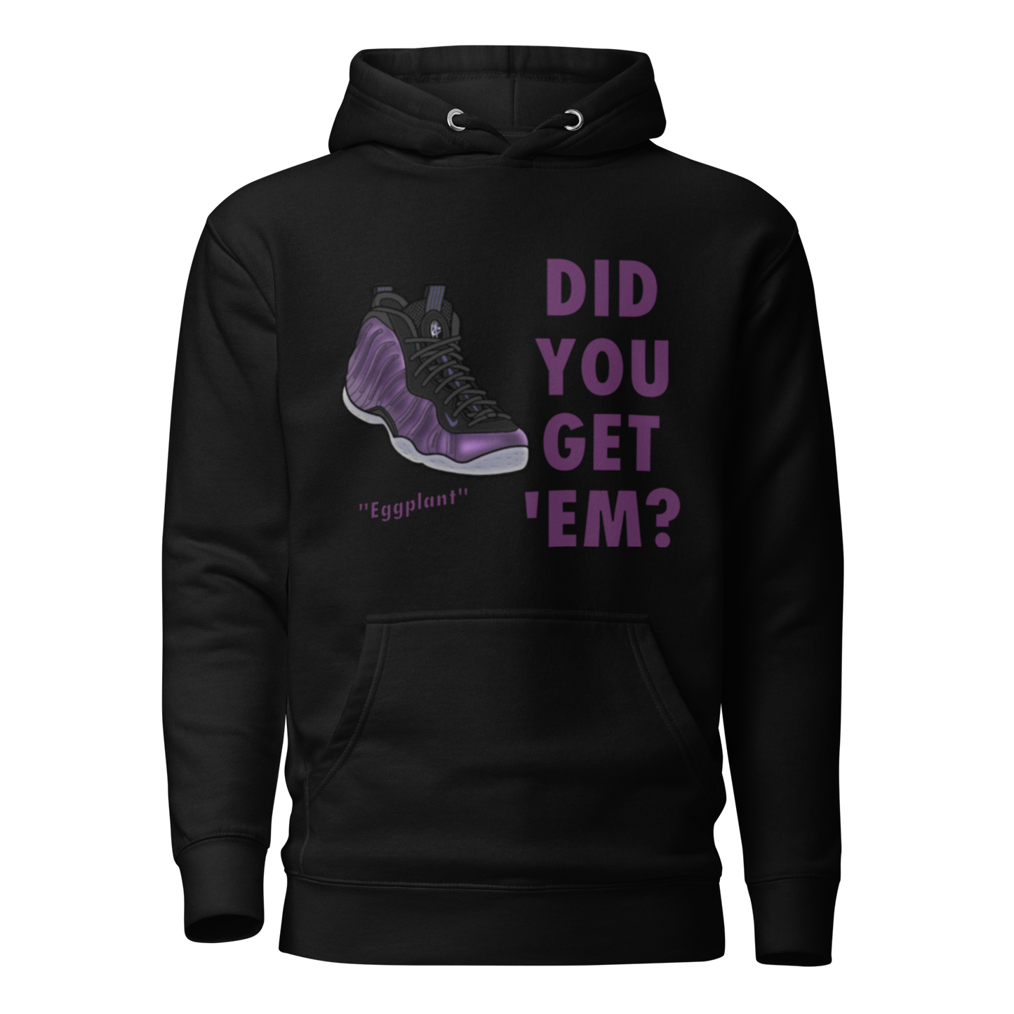 Foamposite Eggplant Unisex Hoodie