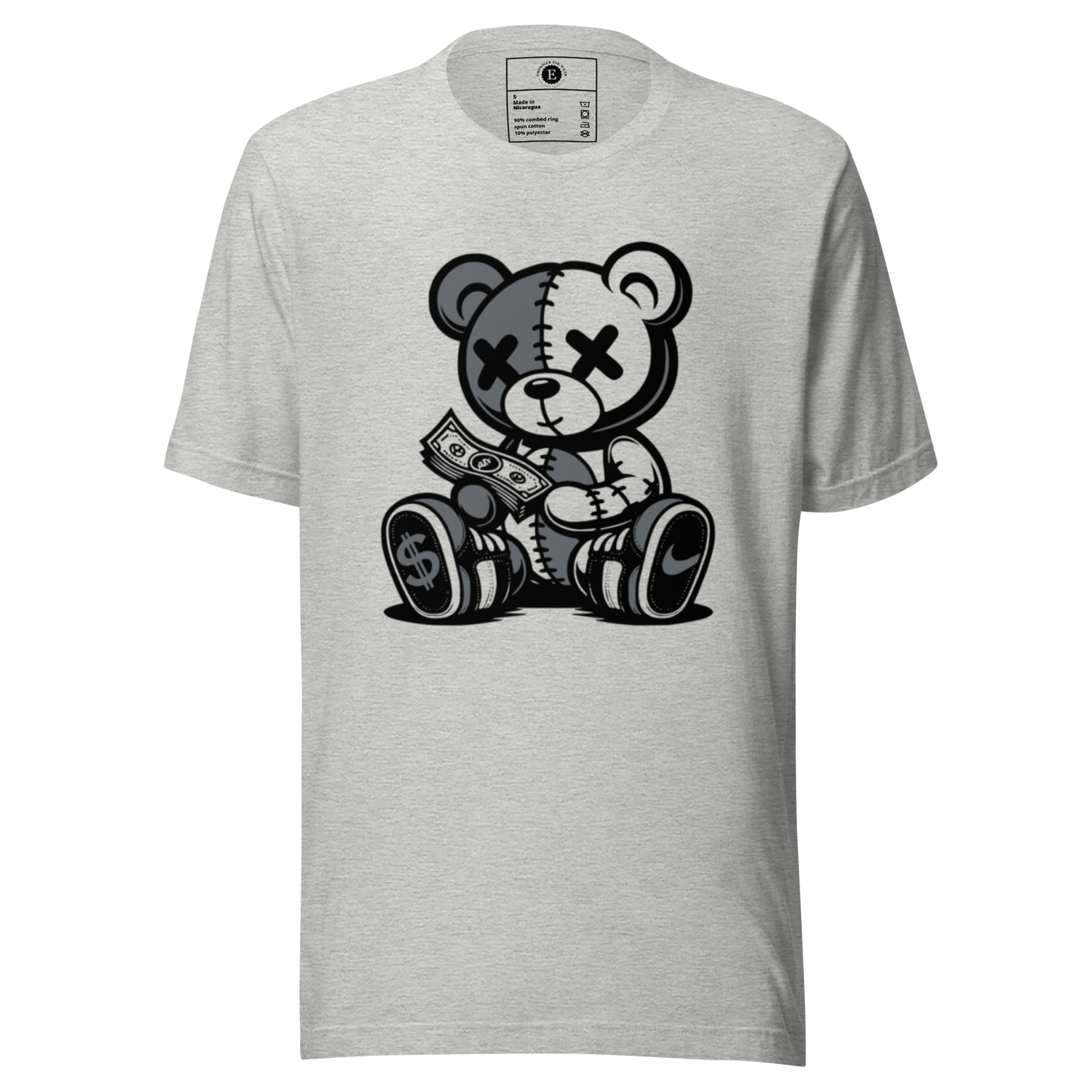 AJ14 Flint Grey Bear Money Unisex T-Shirt