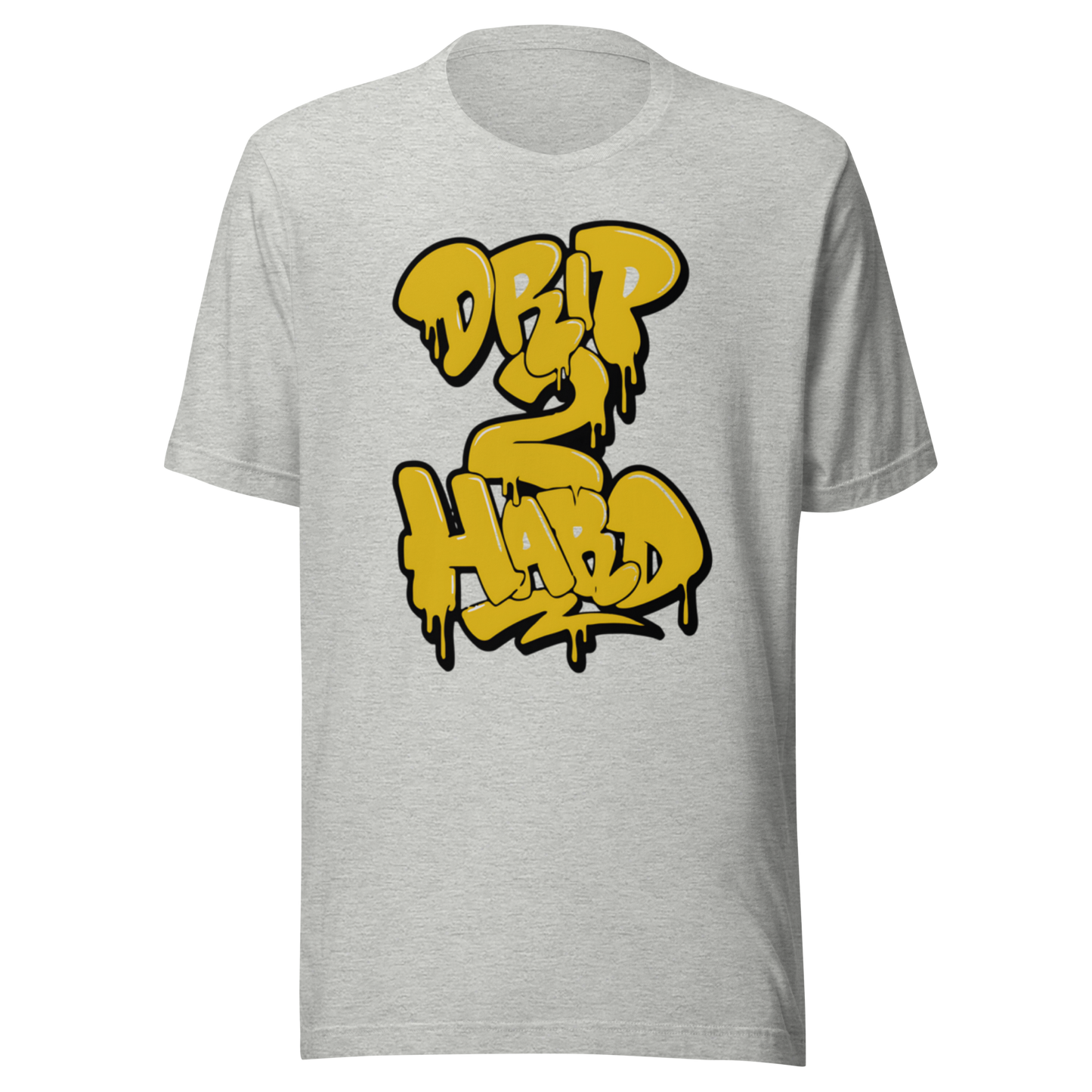 AJ4 Vivid Sulfur Drip Too Hard Unisex t-shirt