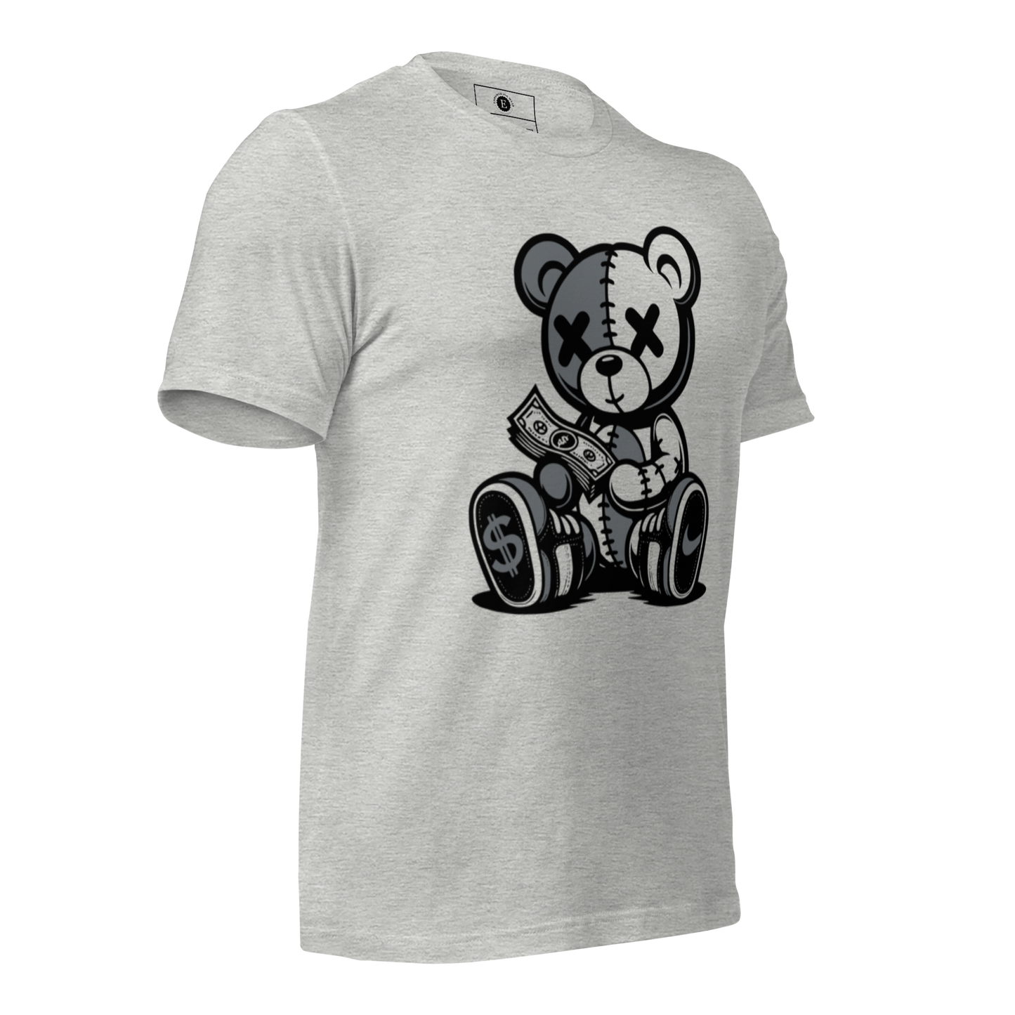 AJ14 Flint Grey Bear Money Unisex T-Shirt