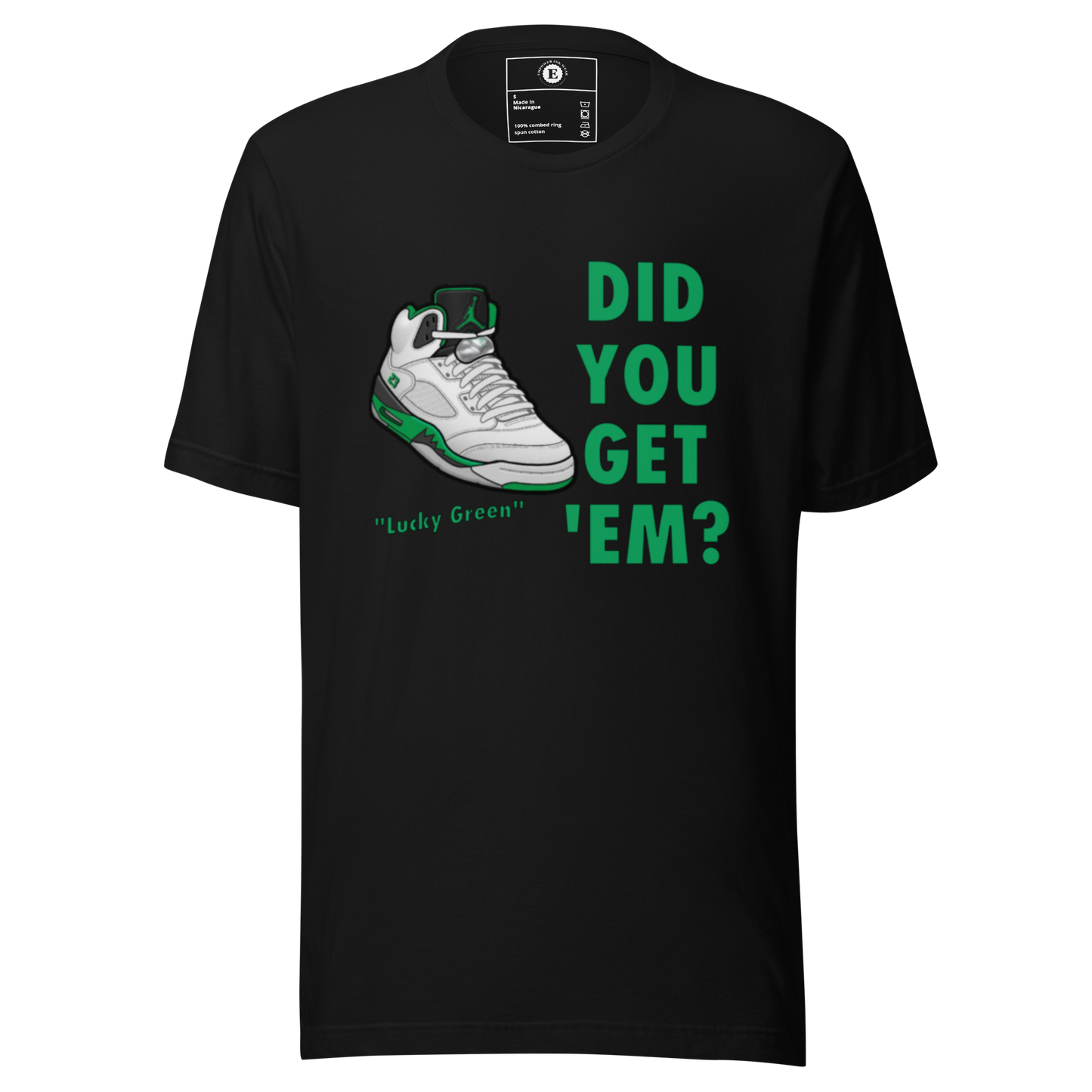 Jordan 5 Lucky Green T-SHIRT