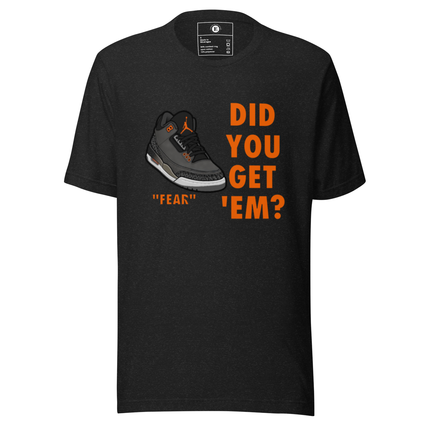 JORDAN 3 FEAR TSHIRT