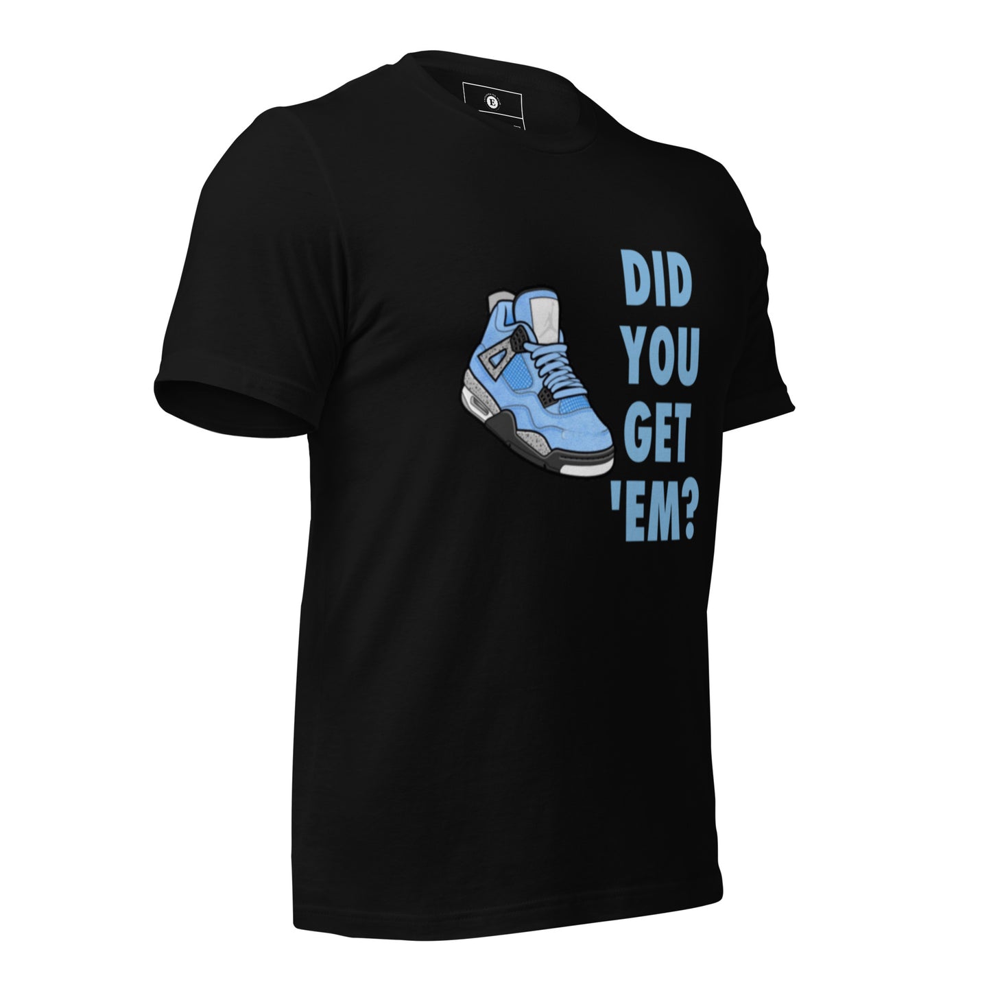 UNC Jordan 4 Unisex t-shirt