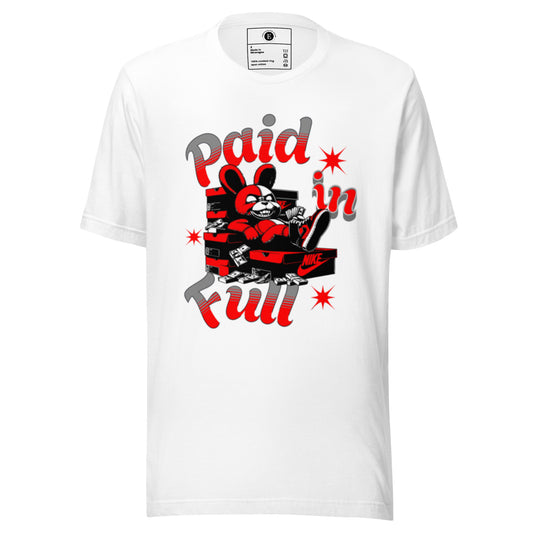 Paid In Full Red Unisex t-shirt