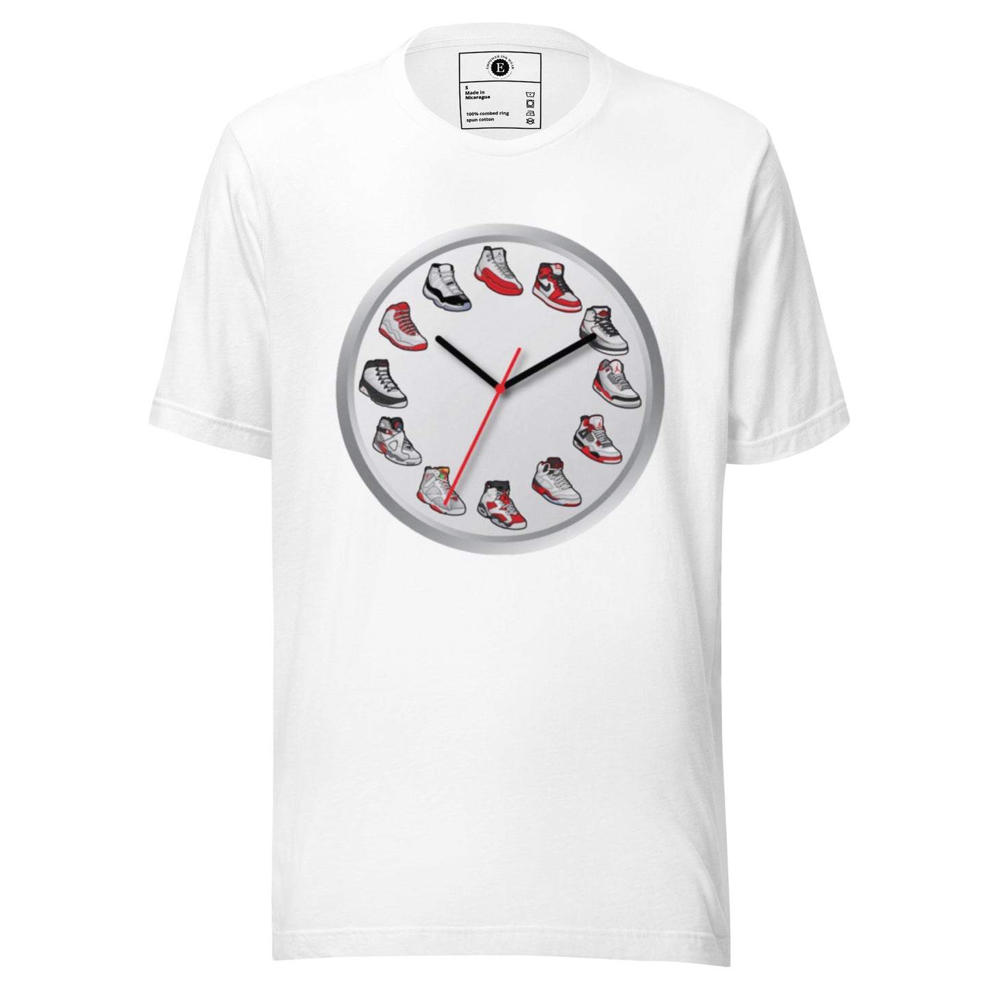 Jordan Clock Unisex t-shirt