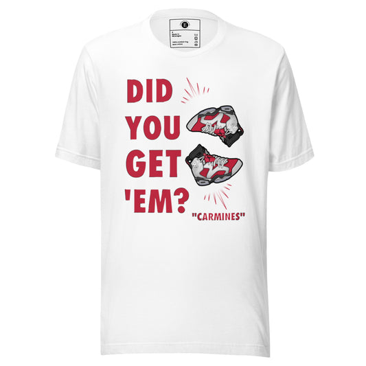 Jordan 5 Carmine T-Shirt