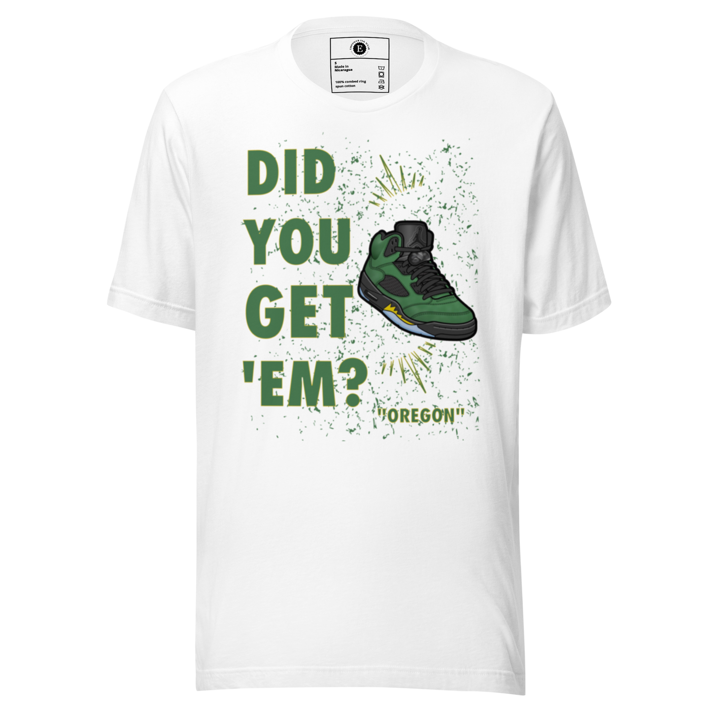 Jordan 5 Oregon Unisex t-shirt