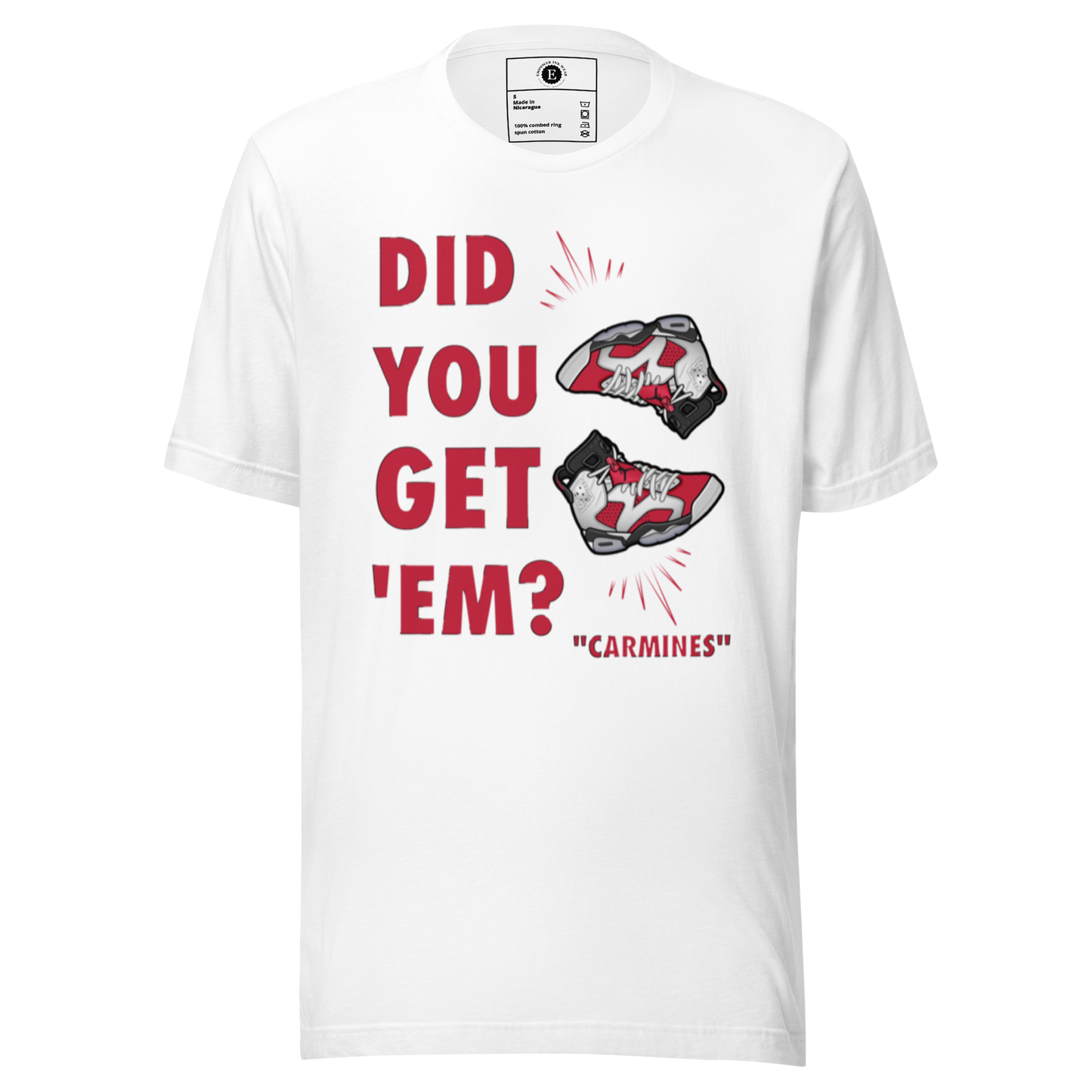 Jordan 6 Carmines T-Shirt