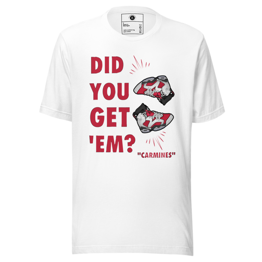 Jordan 6 Carmines T-Shirt